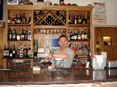 The bar at Way Ho Restaurant